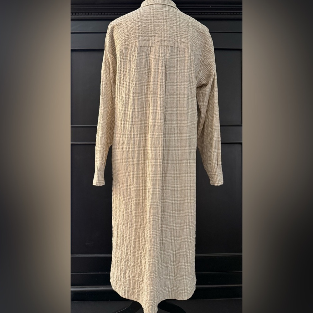MAEVE Anthropologie Plaid Shirt Dress Medium - Picture 6 of 10